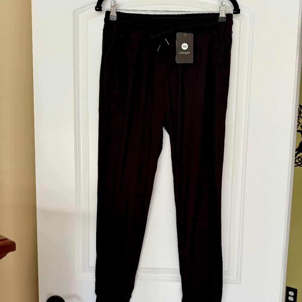 LA12ST Jogger Pants for Women Womens Sweatpants Drawstring Pockets Soft Workout